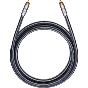 Oehlbach Cinch Audio Priključni kabel [1x Muški cinch konektor - 1x Muški cinch konektor] 4.40 m Crna pozlaćeni kontakti slika