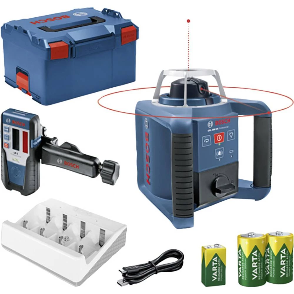Bosch Professional GRL 300 HV + LR 1 in L-BOXX rotirajući laser slika