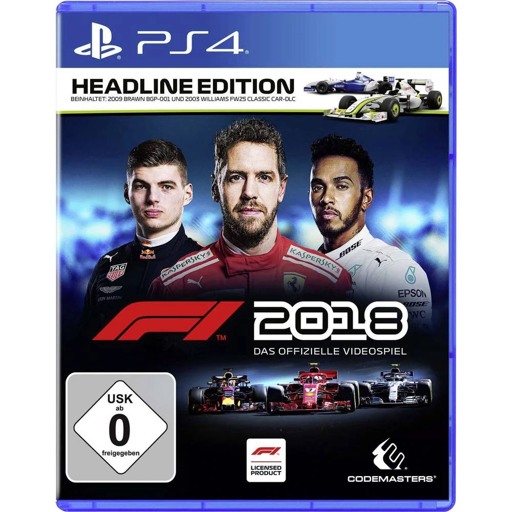 F1 2018 Headline Edition PS4 USK: 0 slika