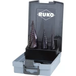 RUKO 101026FRO Stupanjsko svrdlo-komplet 3-dijelni 4 - 12 mm, 4 - 20 mm, 4 - 30 mm HSS Trostruka plosnata osovina 1 Set