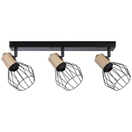Paulmann Lanka 66768 zidni reflektor   toplo bijela crna, drvo (svijetlo)