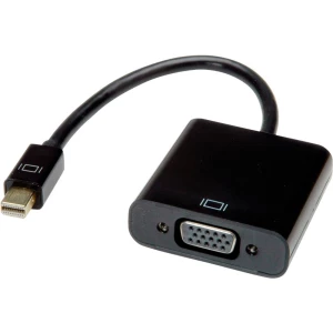 Value Mini-DisplayPort priključni kabel 0.15 m 12.99.3126 crna [1x muški konektor mini displayport - 1x ženski konektor slika