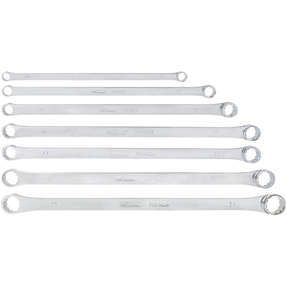 CHROMEplus set dvostrukih okastih ključeva, XL, 7 kom  KS Tools  518.0830 slika