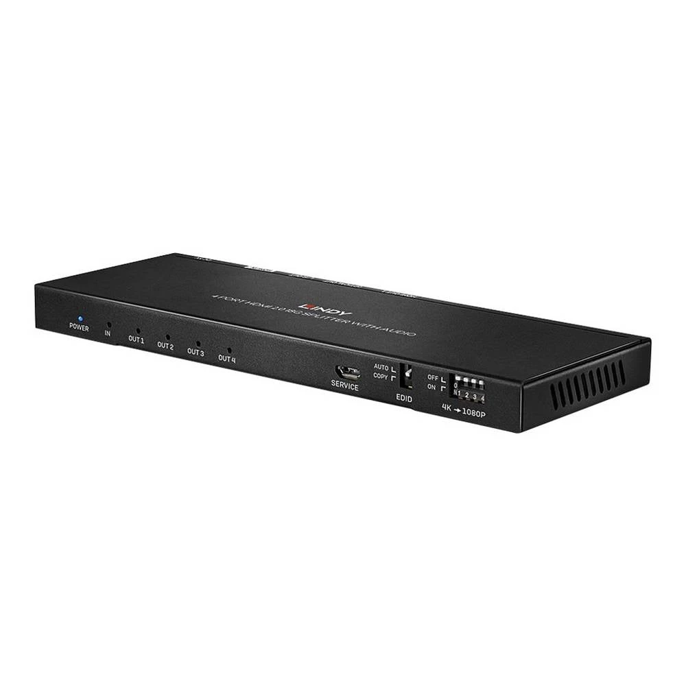 LINDY 38231 4 ulaza HDMI razdjelnik 4096 x 2160 piksel crna slika