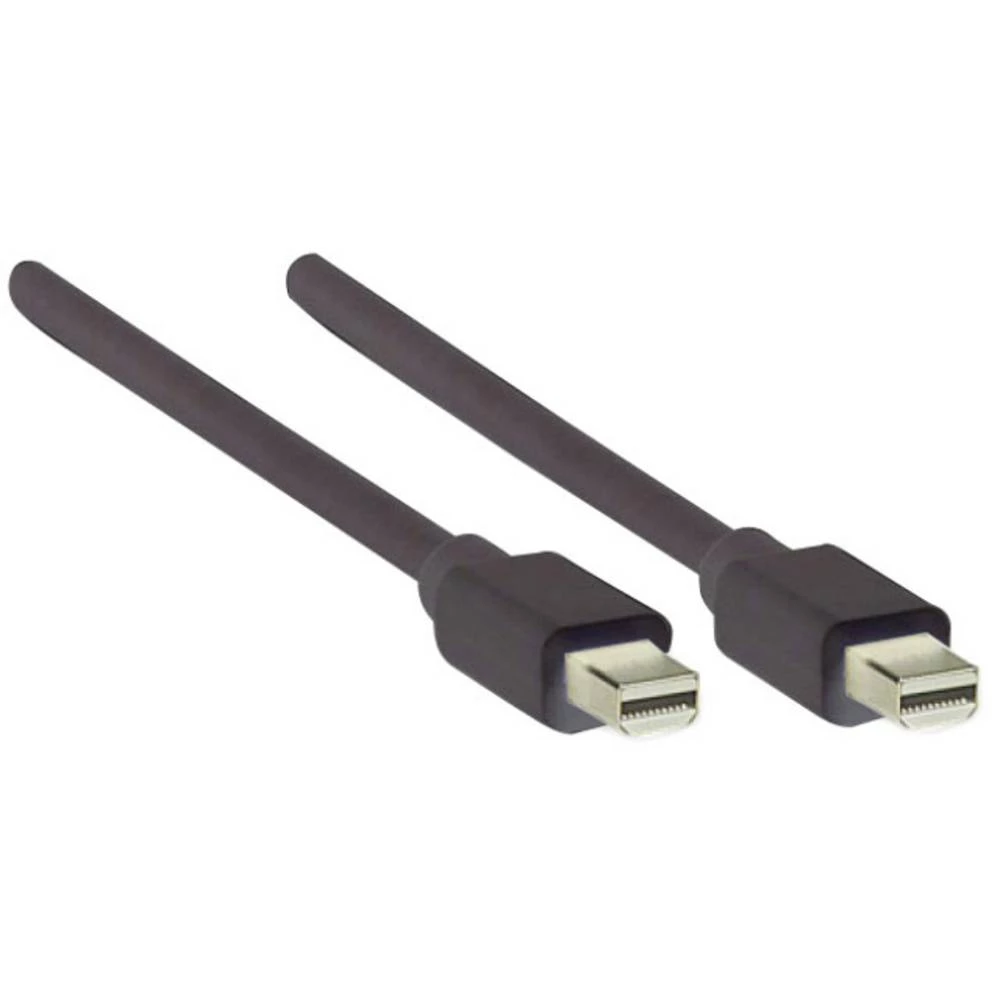 TECHly Mini-DisplayPort Priključni kabel [1x Muški konektor Mini DisplayPort - 1x Muški konektor Mini DisplayPort] 2 m Bijela slika