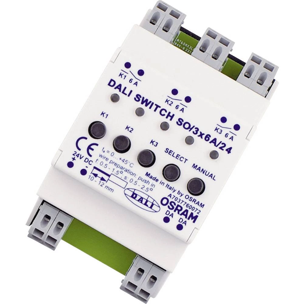 OSRAM DALI SWITCH SO 3X6A/24 8X1 LED transformator Konstantna struja 24 V/DC slika