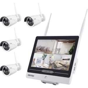 WLAN IP-Set sigurnosne kamere 4-kanalni Sa 4 kamere 1280 x 960 piksel Inkovideo INKO-AL3003-4 slika