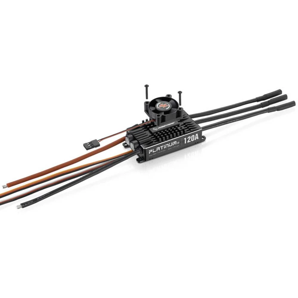 Regulator leta za Brushless modele aviona Hobbywing Platinum Pro 120A V4 Opteretivost (maks.): 150 A slika