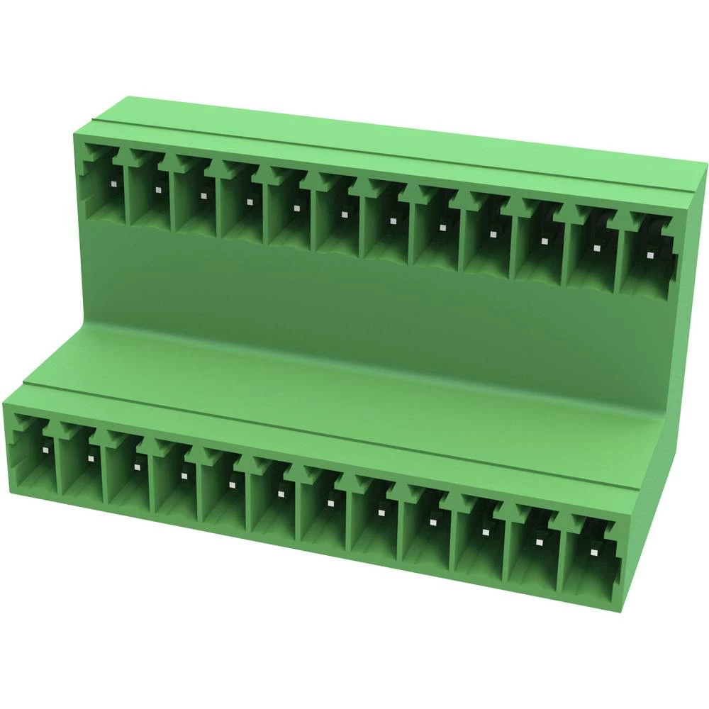 Degson Kućište utiča za tiskanu pločicu Ukupan broj polova 14 Raster: 3.80 mm 15EDGRT-3.81-14P-14-00A(H) 285 ST slika