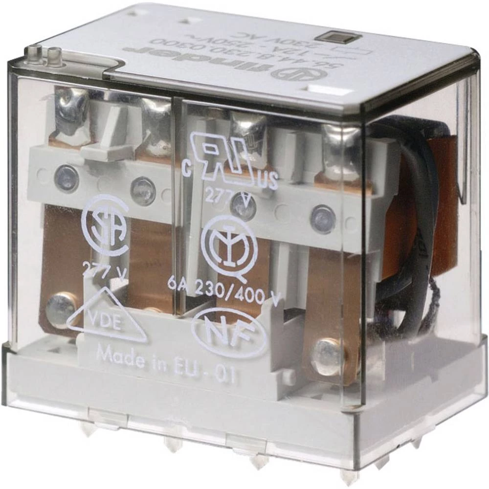 Finder 56.44.8.125.0000 relej za tiskane pločice 125 V/AC 12 A 4 prebacivanje 10 St. slika