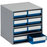 Magazin za pohranu (Š x V x d) 400 x 395 x 400 mm Svijetlosiva, Plava boja Treston 0840-6 1 ST