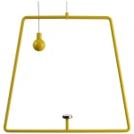 Pribor, visilica za magnetnu lampu Miram, širina: 205 mm, visina: 185 mm, žuta Deko Light 930629 Miriam klatno     žuta