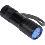 UV LED Džepna svjetiljka Velleman UV-9 baterijski pogon 58 g Crna