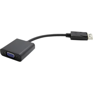 Value USB-C priključni kabel 0.15 m 12.99.3135 crna [1x muški konektor displayport - 1x ženski konektor vga] slika