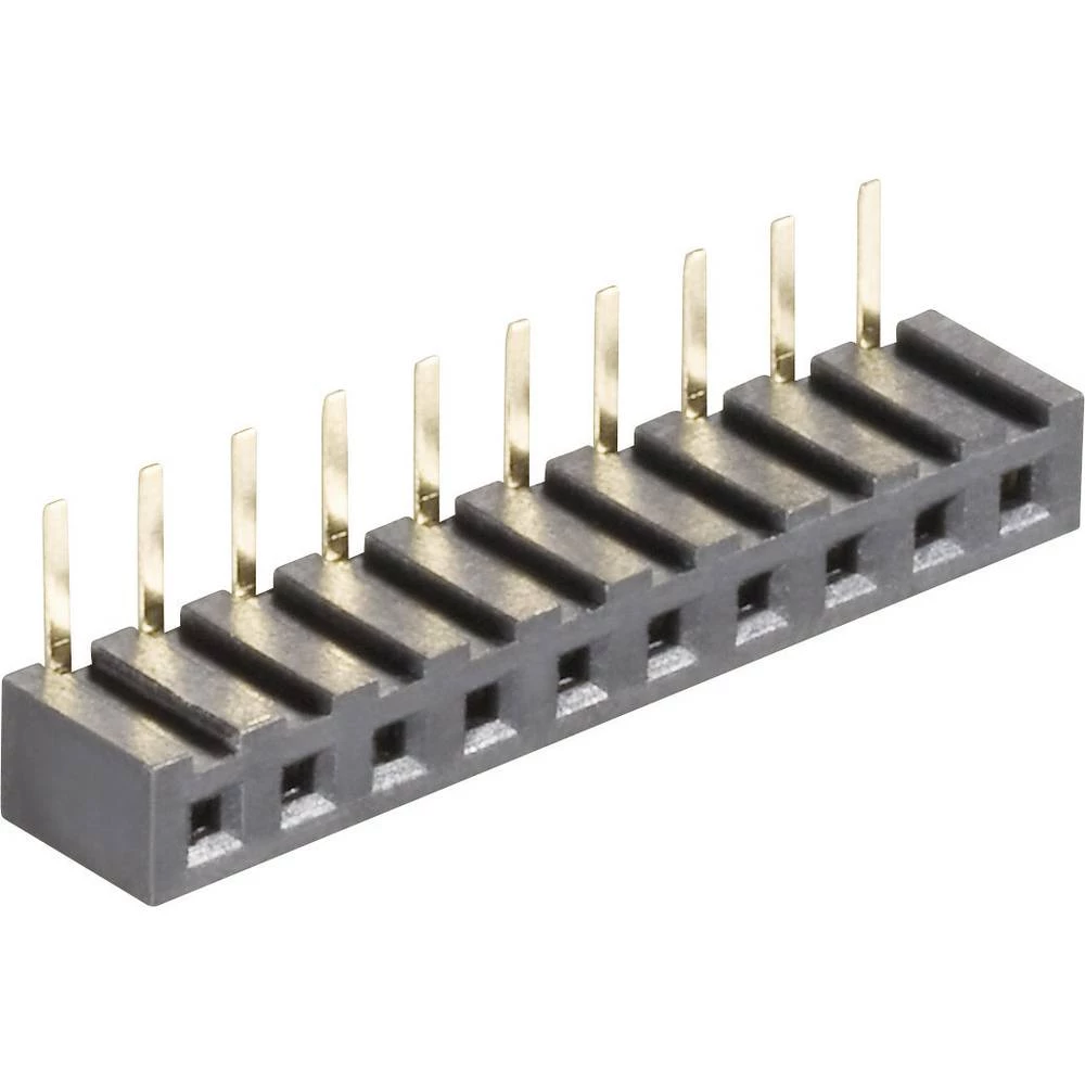 MPE Garry standardna letva sa ženskim kontaktima Broj redova: 1 Broj polova po redu: 10 159-1-010-0-NFX-YS0 1 St. slika