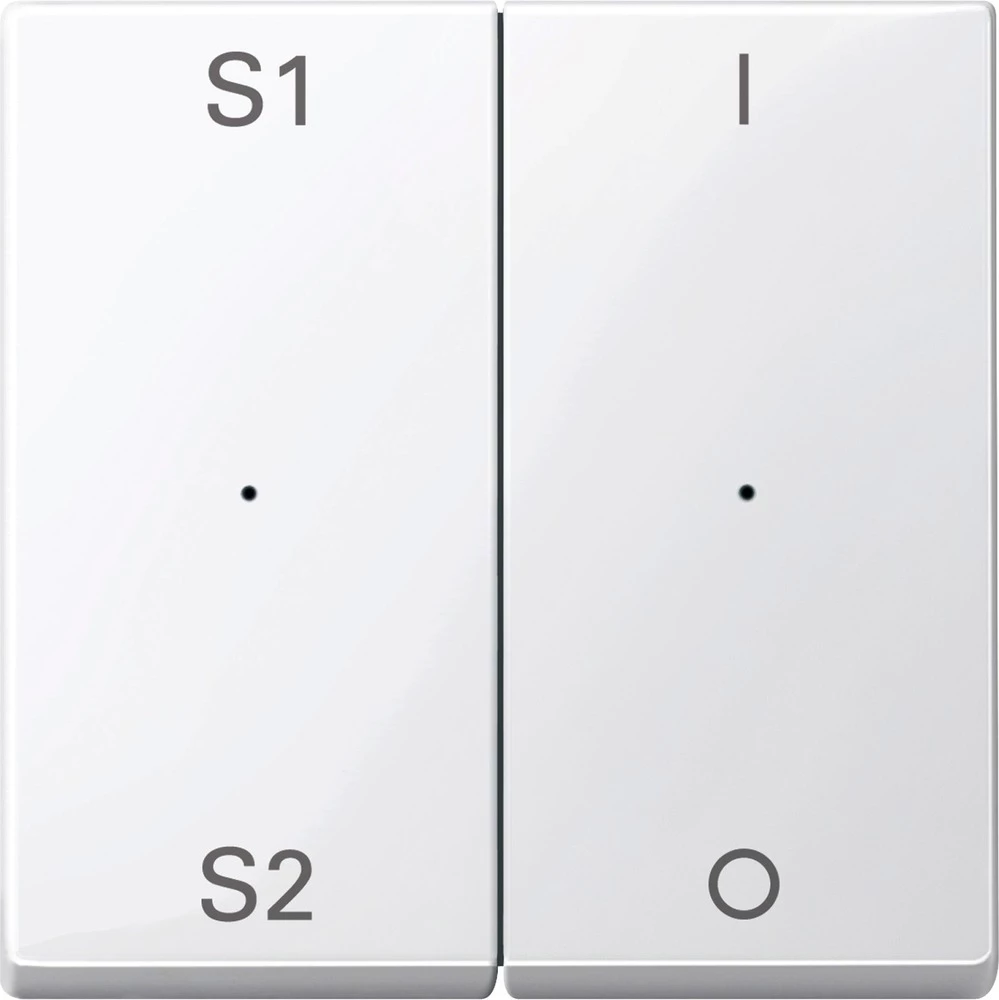 Ozibna tipka IP20 Polarno bijela Merten MEG5228-0319 slika