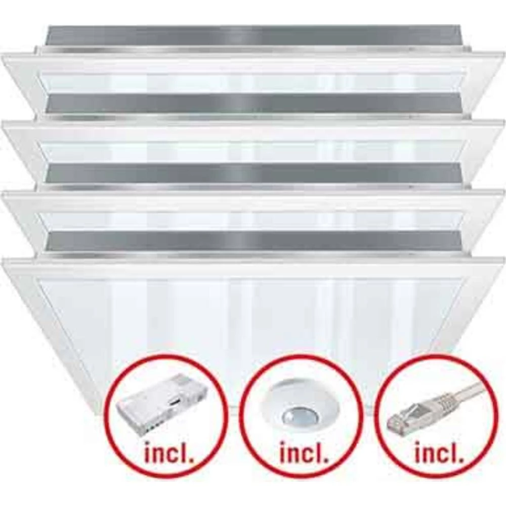 LED svjetlosni set LED LED fiksno ugrađena ESYLUX PNLCEL #EQ10131639 EQ10131639 Bijela slika