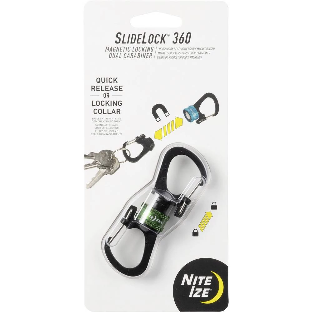 NITE Ize magnetni privjesak za ključeve NI-MSBL-08-R7 crna, maslinasta 1 kom. slika