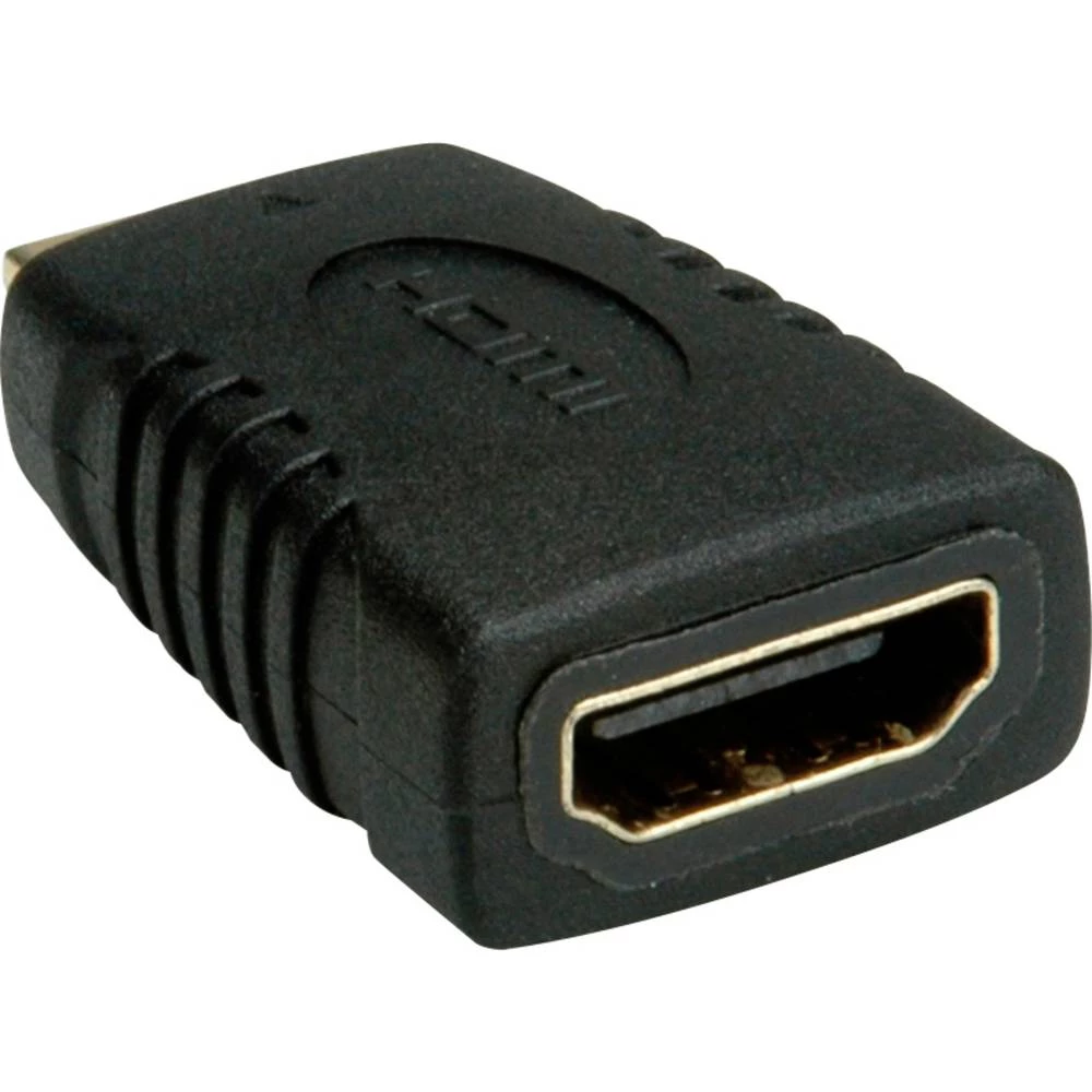 Roline 12.03.3152 adapter [1x muški konektor mini HDMI tipa c - 1x ženski konektor HDMI] crna slika