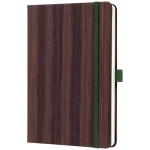 SIGEL Conceptum notebook - Nature Edition - drveno zrno - točkasto (isprekidane linije) - cca. A5 - smeđa - tvrdi uvez - 194 stranice - FSC-certificirano Sigel Conceptum CO673 bilježnica točkasta l...