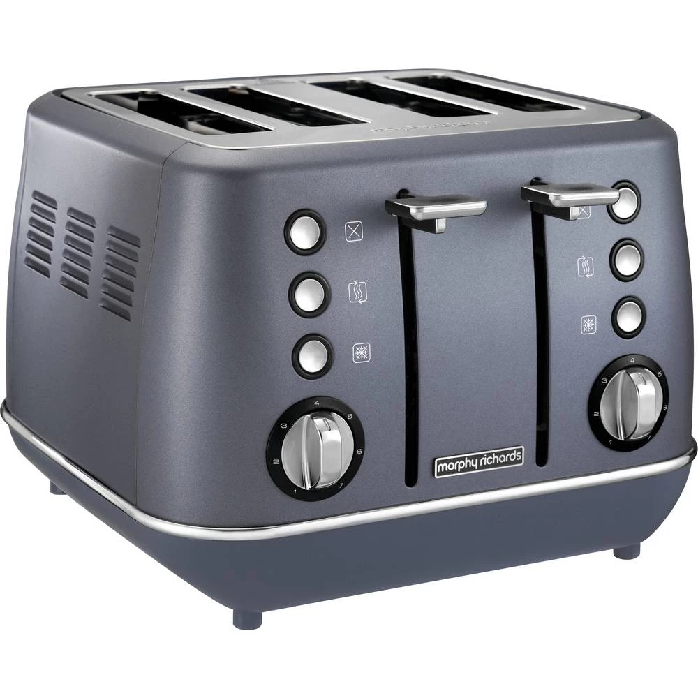 Morphy Richards EVOKE 4 Steel Blue dvostruki toster čelično-plava slika