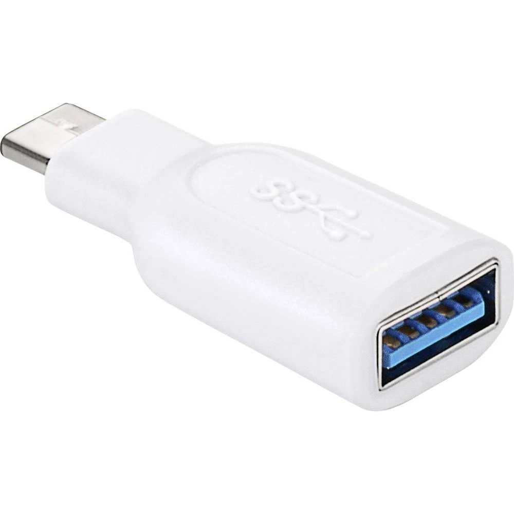 USB 3.0 Adapter [1x Muški konektor USB-C&trade; - 1x Ženski konektor USB 3.0 tipa A] Bijela Goobay slika