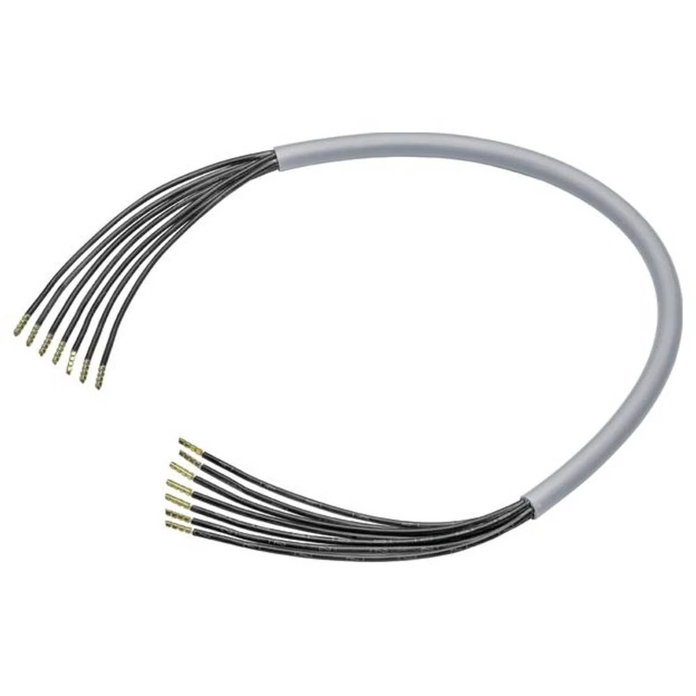 Hager Y68M upravljački snop žica   smeđa boja, plava boja 7-polni       1 St. slika