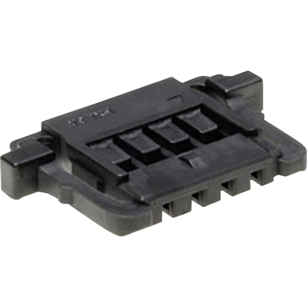 Molex 5040510401 1.50mm Pitch, Pico-Lock Receptacle Crimp Housing, Single Row, Positive Lock, 4 Circuits, Black slika