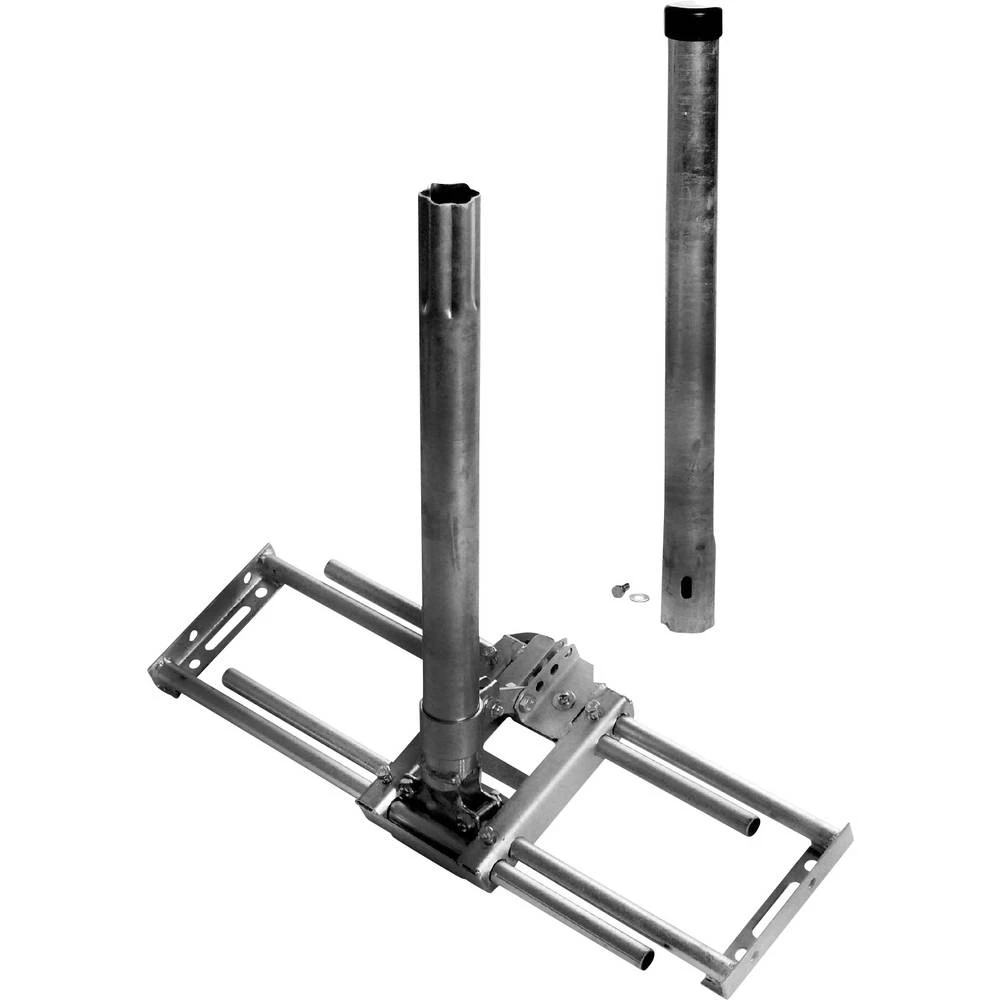 SAT nosač za krovni sustav A.S. SAT 51500 Pogodno za veličinu zrcala: &Oslash; do 100 cm Nagibni Srebrna slika