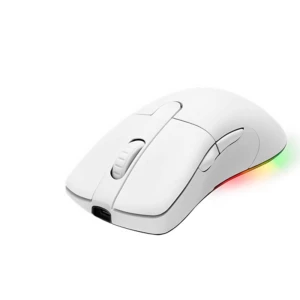 Bežični miš za igranje sa 16.000 DPI i do 46 sati igranja na jednom punjenju baterije DELTACO GAMING WM90 igraći miš bežično, bežični optički bijela  16000 dpi osvjetljen slika