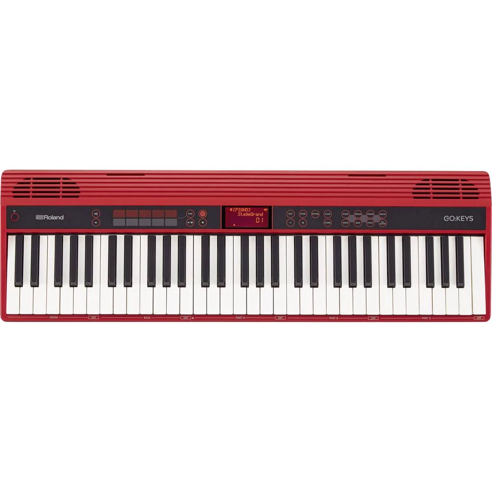 Roland GO:KEYS tipkovnica Crna, Crvena Uključuje napajanje slika