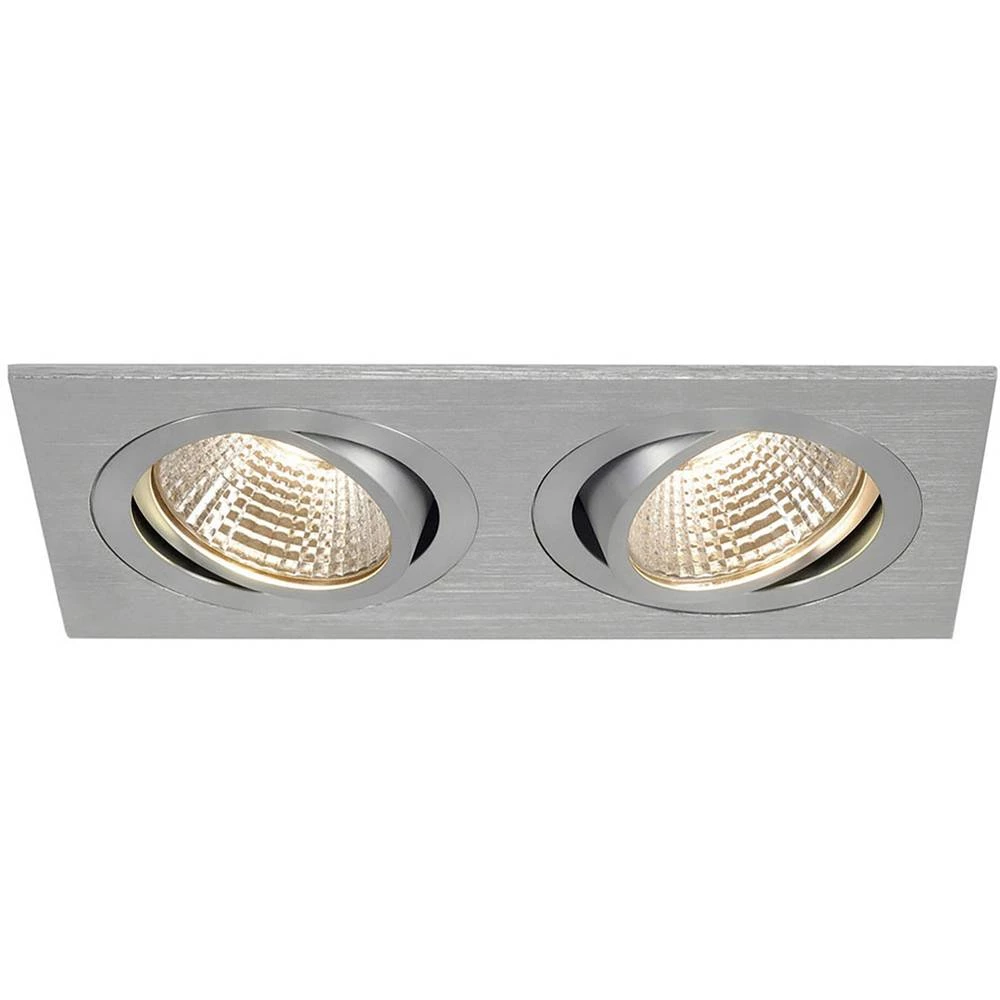 LED ugradna svjetiljka 12 W Toplo-bijela SLV New Tria 113896 Aluminij (brušeni) slika