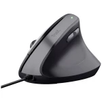 Trust Bayo II  ergonomski miš USB    crna 6 Tipke 800 dpi, 1200 dpi, 1600 dpi, 2400 dpi ergonomski, tihe tipke, ugrađeni