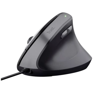 Trust Bayo II  ergonomski miš USB    crna 6 Tipke 800 dpi, 1200 dpi, 1600 dpi, 2400 dpi ergonomski, tihe tipke, ugrađeni slika