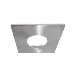 Pribor, poklopac srebrni satin kvadrat za COB 68 IP65 + Mizar II, duljina 83 mm, širina 83 mm, visina 4 mm Deko Light COB 930079 poklopac      srebrna