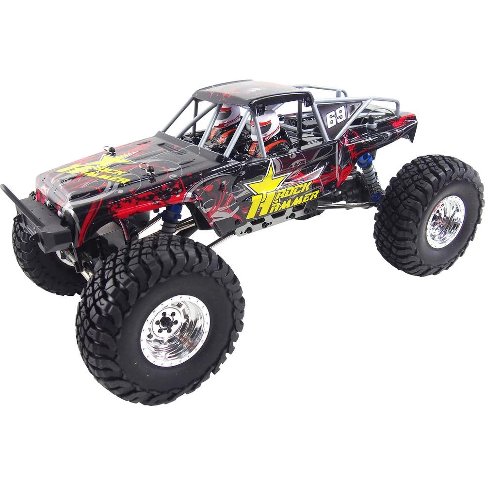 Amewi AMXRock Rock Hammer S četkama 1:8 RC model automobila Električni Crawler 4WD RtR 2,4 GHz Uklj. baterija i punjač slika