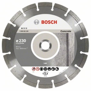 Dijamantna rezna ploča Standard for Concrete - 230 x 22,23 x 2,3 x 10 mm Bosch Accessories 2608602200 promjer 230 mm 1 ST slika