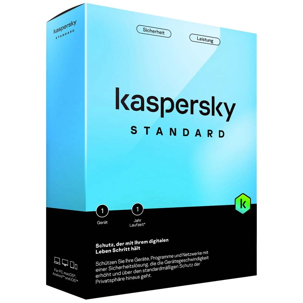 Kaspersky Standard Anti-Virus godišnja licenca, 1 licenca Windows, mac os, android, ios antivirus slika