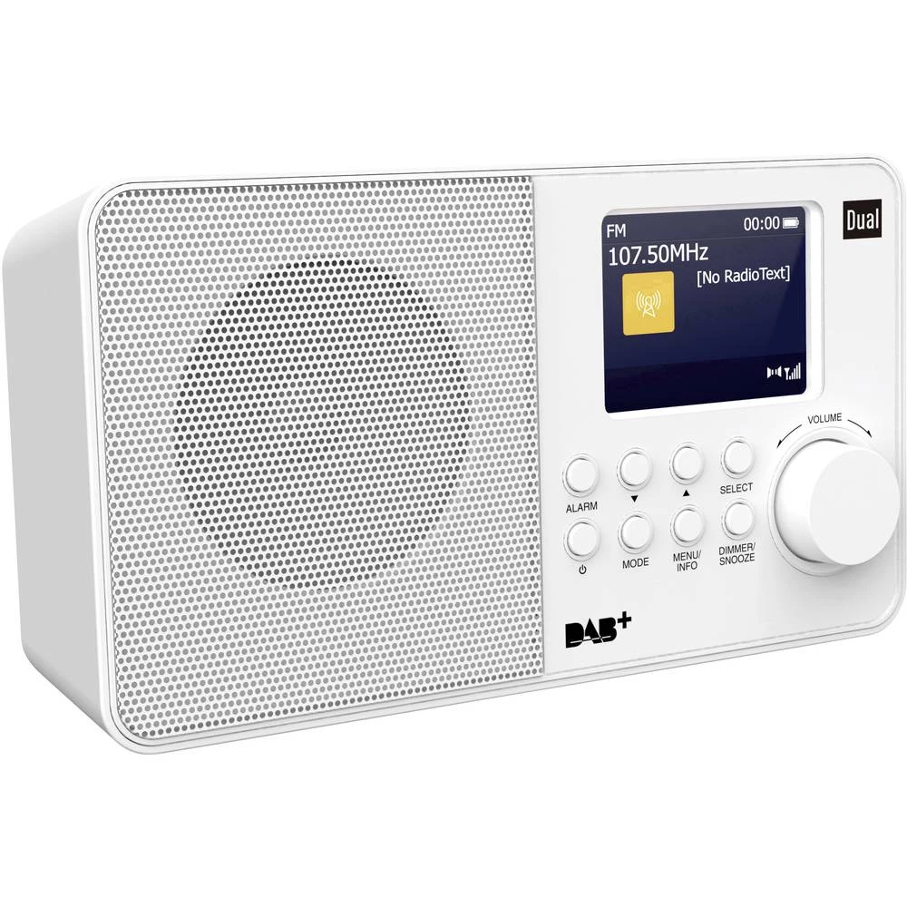 DAB+ (1012) Prijenosni radio Dual DAB 18 C DAB+, UKW Bijela slika