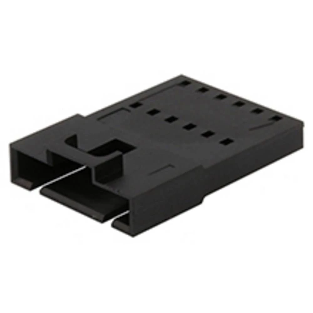 Molex 701070003 SL Wire-to-Wire Crimp Housing, Single Row, Version A, without Mounting Ears, 4 Circuits, Black slika