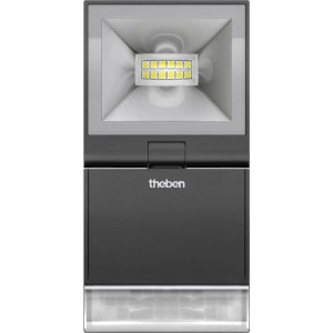 Theben theLeda S10 BK 1020922 LED vanjski Spotlight s detektor pokreta ATT.CALC.EEK: LED 10 W Bijela slika