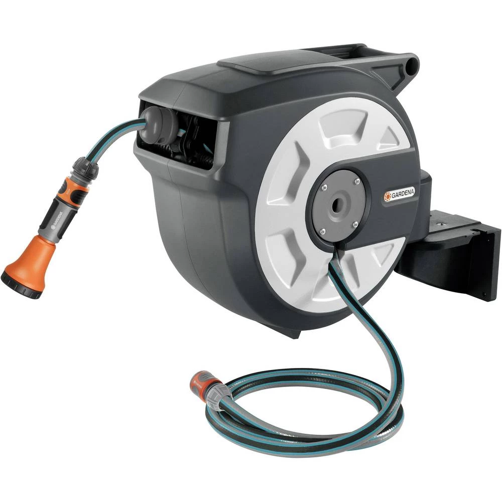 GARDENA 18402-20 13 mm 1/2  15 m Siva, Narančasta, Tirkizna Kolut za vrtno crijevo slika