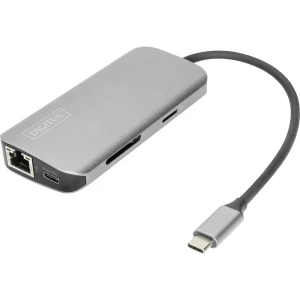 Digitus DA-70884 USB-C ™ mini priključna stanica Prikladno za marku: Universal Chromebook, Chromebook, Lenovo Thinkpad, slika