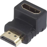 HDMI adapter [1x muški konektor HDMI - 1x ženski konektor HDMI] Kut 90 ° prema gore pozlaćeni kontakti SpeaKa Profession