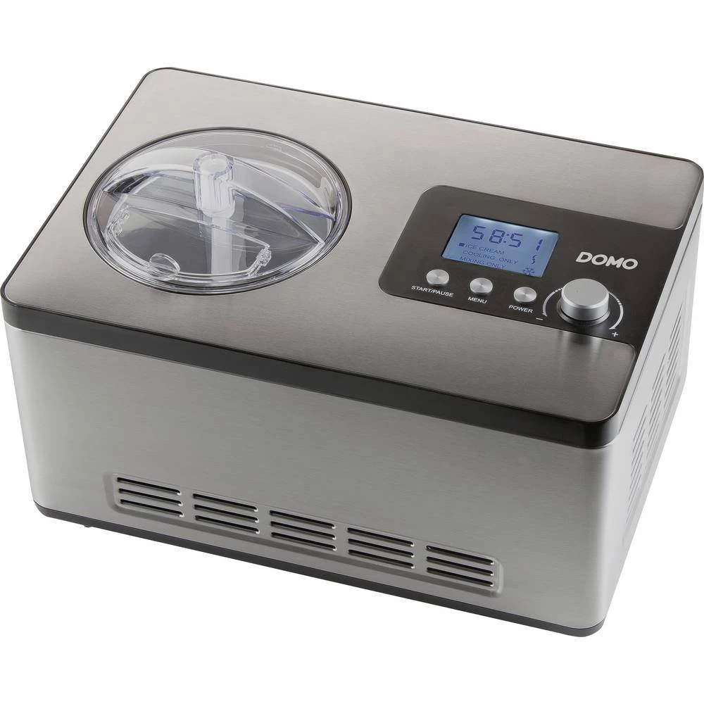 DOMO DO9207l stroj za sladoled funkcija tajmer, s mjernom šalicom, sa zaslonom 2 l slika
