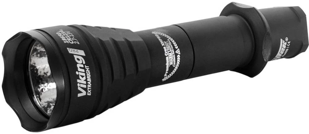 LED Džepna svjetiljka ArmyTek Viking Pro v3, 5500k baterijski pogon 1800 lm 126 g Crna slika