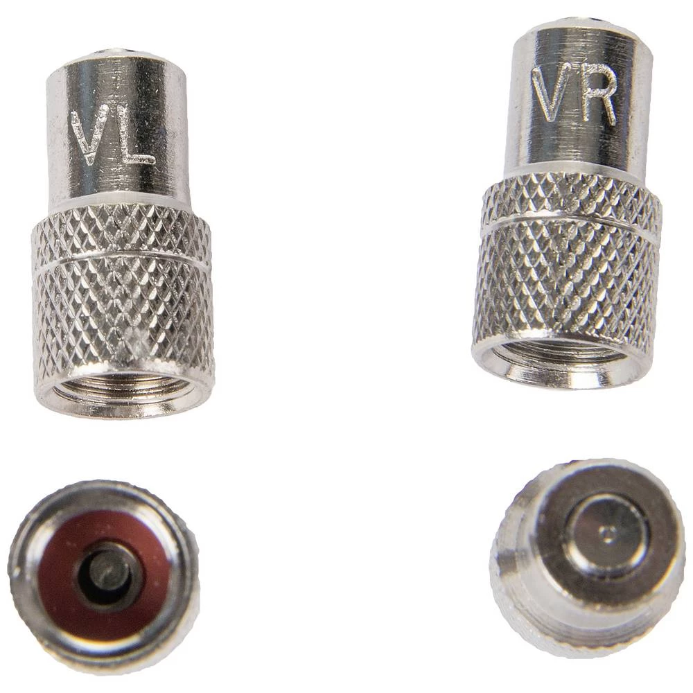 HP Autozubehör kapa ventila 4-dijelni komplet krom boja slika