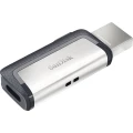 USB pomoćna memorija Smartphone/tablet SanDisk Ultra® DualDrive Srebrna 128 GB USB 3.0, USB-C™ slika