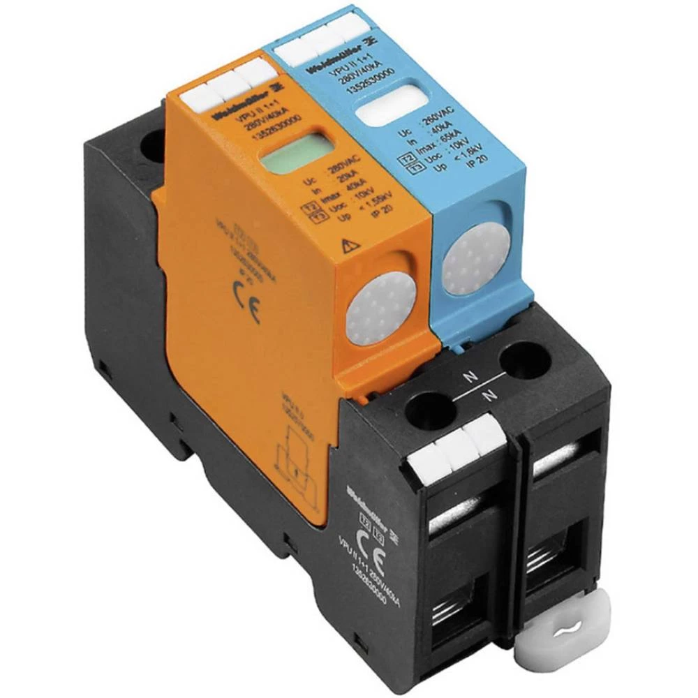 Odvodnik prenapona Weidmüller VPU II 1+1 280 40/65 2520900000 65 kA slika