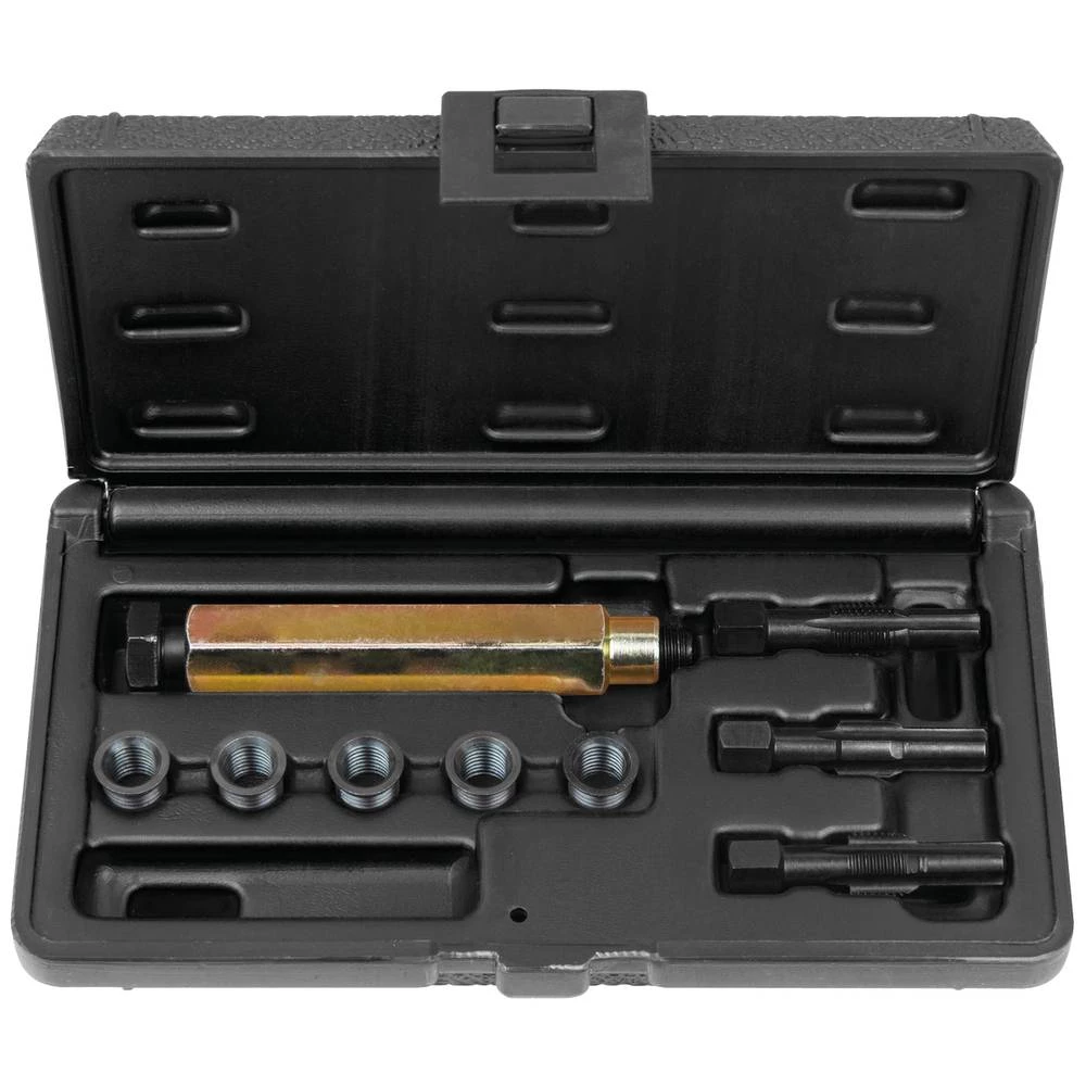 KS Tools 150.5050 THREADfix set za popravak M10x1.25 za grijače, 9 kom slika
